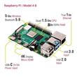 Raspberry Pi 4 Modelo B de 8gb Original Uk Element14