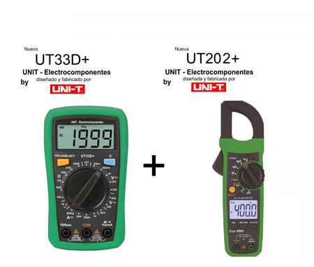 Nuevo Combo UNI-T Ut33d Plus EC y Ut202+ plus EC