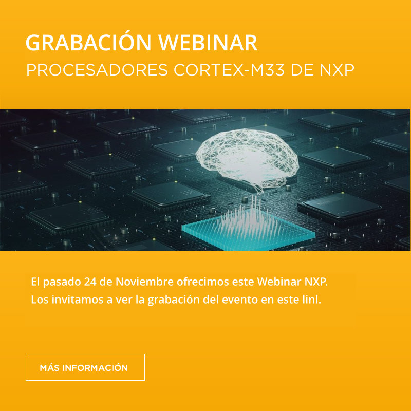 Grabación Webinar: Procesadores Cortex-M33 de NXP